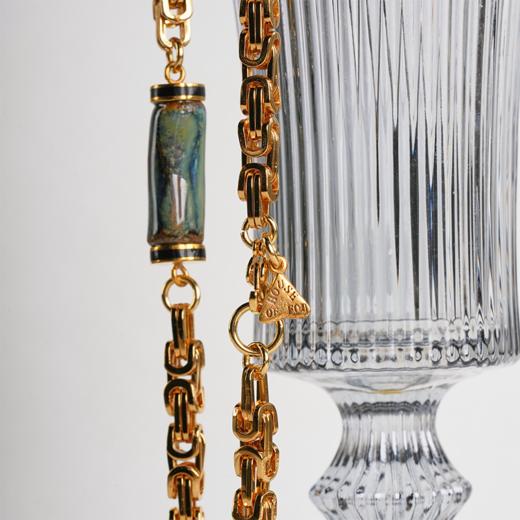 北京仓｜House of Fou-Opulent Deco -海洋色 瓷石 项链［土耳其设计师］ 商品图4