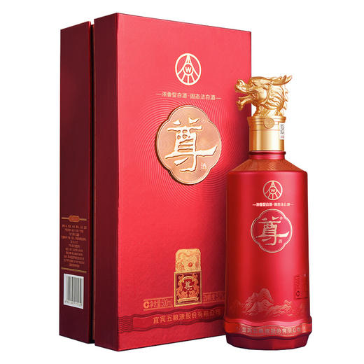 52度五粮液股份 尊酒·尊龙系列(水晶龙) 500ml 单瓶（仅供线上销售） 商品图1