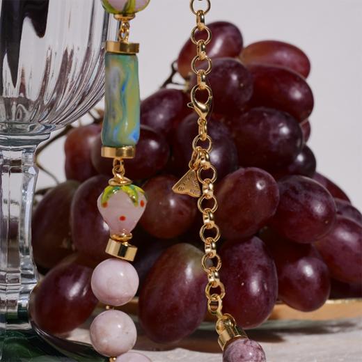 北京仓｜House of Fou-Berry-草莓 粉晶 项链［土耳其设计师］ 商品图2