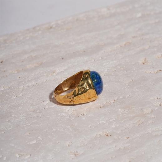 北京仓｜House of Fou-Lake Pinkie-大海色 戒指［土耳其设计师］ 商品图2