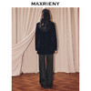 天虹发货：MAXRIENY法式复古丝绒收腰X型外套赫本风25冬款小香风气质感棉服(货号:MS86CP505) 商品缩略图3