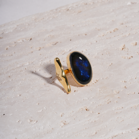 北京仓｜House of Fou-Fin Tulip-宇宙色 开口 戒指［土耳其设计师］