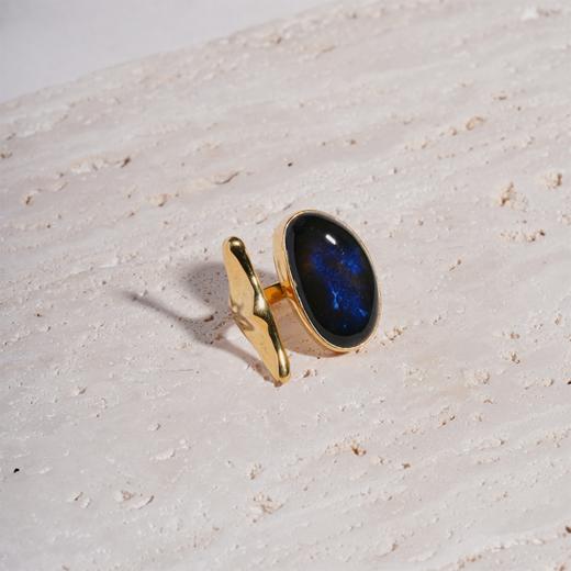 北京仓｜House of Fou-Fin Tulip-宇宙色 开口 戒指［土耳其设计师］ 商品图0