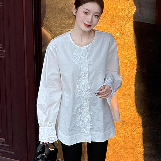 【现货】良木礼圆领衬衫（3196） 商品图1