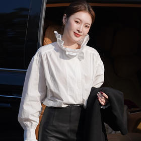 【预售7天】良木礼木耳边衬衫（1501F）