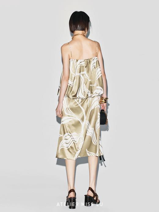 【维纳斯青果】品牌定染印花花苞吊带连衣裙 商品图4