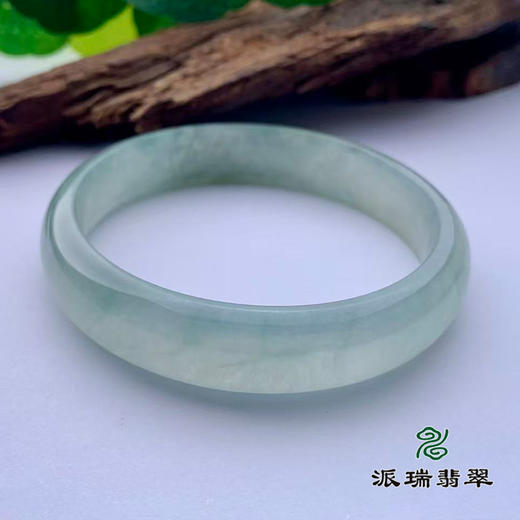 派瑞翡翠 翡翠手镯 冰糯种 绿色 商品图2