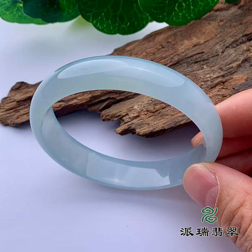 派瑞翡翠 翡翠手镯 冰种 绿色 商品图1
