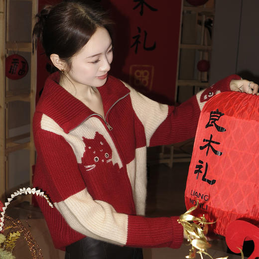 【特价不退换】【预售7天】良木礼山羊绒开衫（2225F） 商品图3