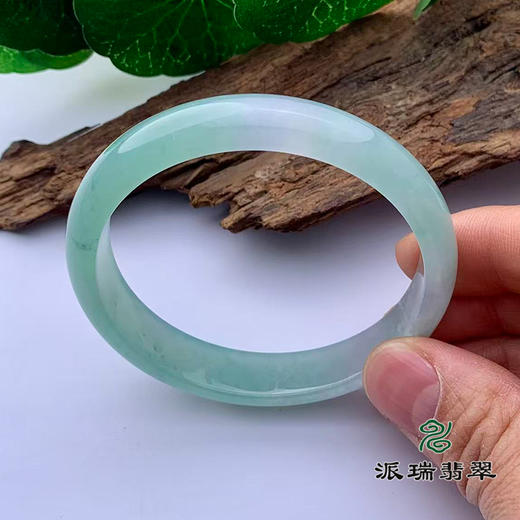 派瑞翡翠 翡翠手镯 糯冰种 绿色 商品图1