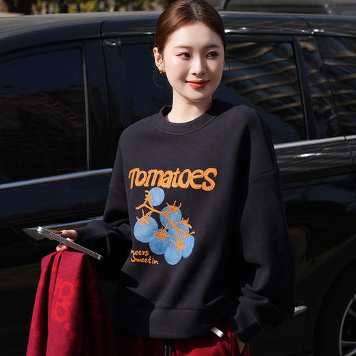 【特价不退换】【预售7天】良木礼丝圆领卫衣（3199F） 商品图2