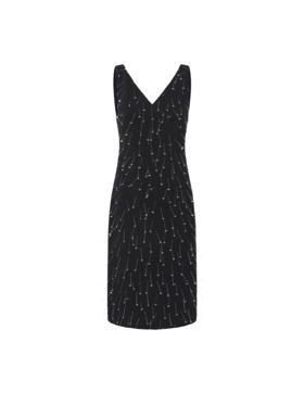 【漫天星光】标签挂饰设计V形露背连衣裙