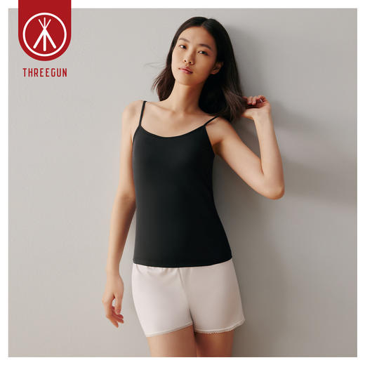 Threegun三枪【匠心系列-100支木代尔】女士吊带衫-30834A011 商品图0