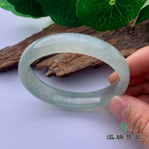 派瑞翡翠 翡翠手镯 冰糯种 绿色 商品图3