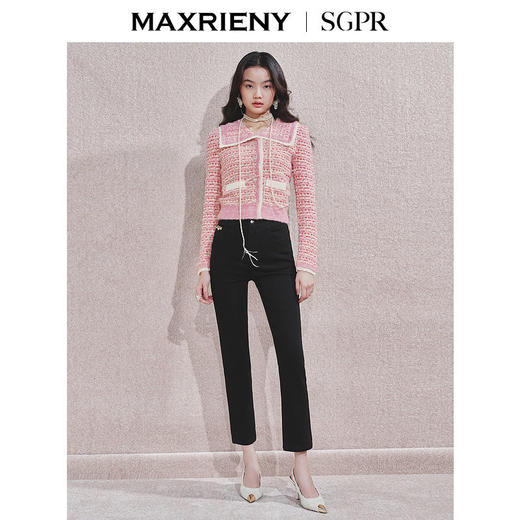 天虹发货【商场同款】MAXRIENY千金小香风提花外套女高级气质感(货号:MS85JA754) 商品图1