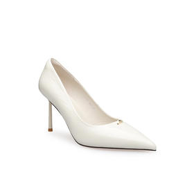 豪麟名鞋迪嘉女鞋皮鞋牛移膜革DJYYA61WP013白色