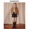 天虹发货：MAXRIENY法式复古收腰A型丝绒短裤25秋款蕾丝拼接伞摆高腰裙裤女(货号:MS86PA505) 商品缩略图1