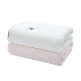 【自提】M Disney 迪士尼 抗静电立体绒超大浴巾 2条装(米/粉)