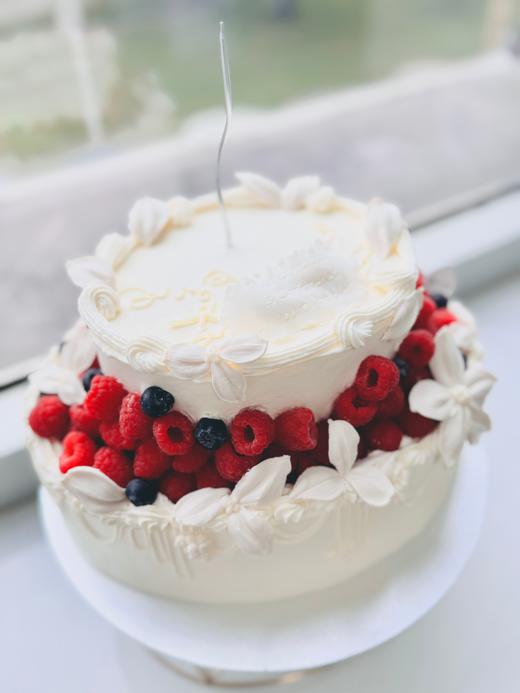 树莓裱花蛋糕 商品图1