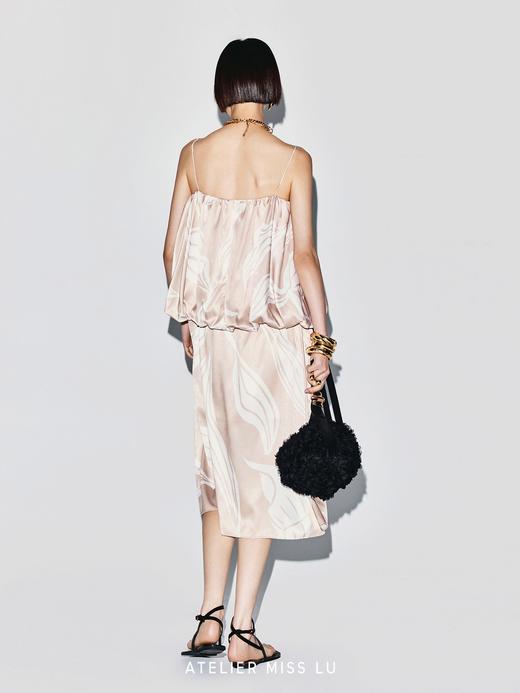 【杜乐丽花园】品牌定染印花花苞吊带连衣裙 商品图4