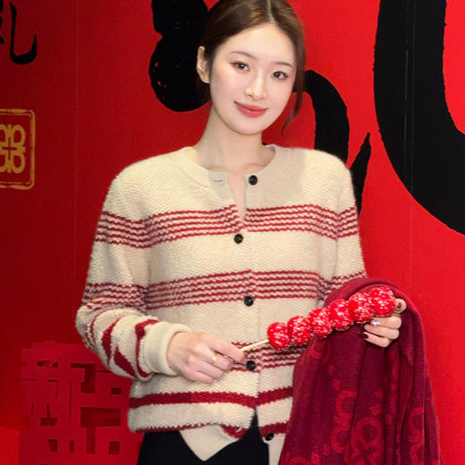 【特价不退换】【部分现货】良木礼山羊绒开衫（0161F） 商品图2