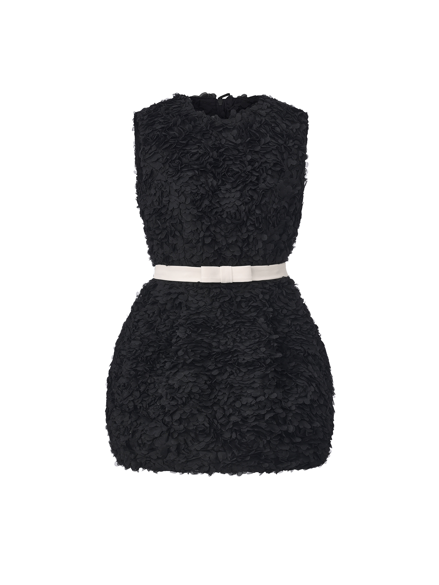 【乖戾云朵】重工立体花瓣肌理圆弧收口花苞连衣裙