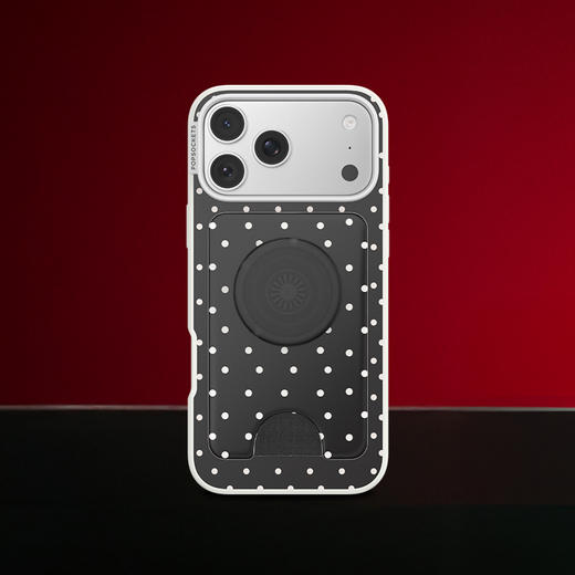 【Something Spicy 辣】迷你律动波点· MagSafe卡包 WALLET卡包 Wallet of Magsafe磁吸卡包系列 黑色 商品图1