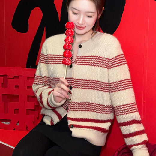 【特价不退换】【部分现货】良木礼山羊绒开衫（0161F） 商品图1