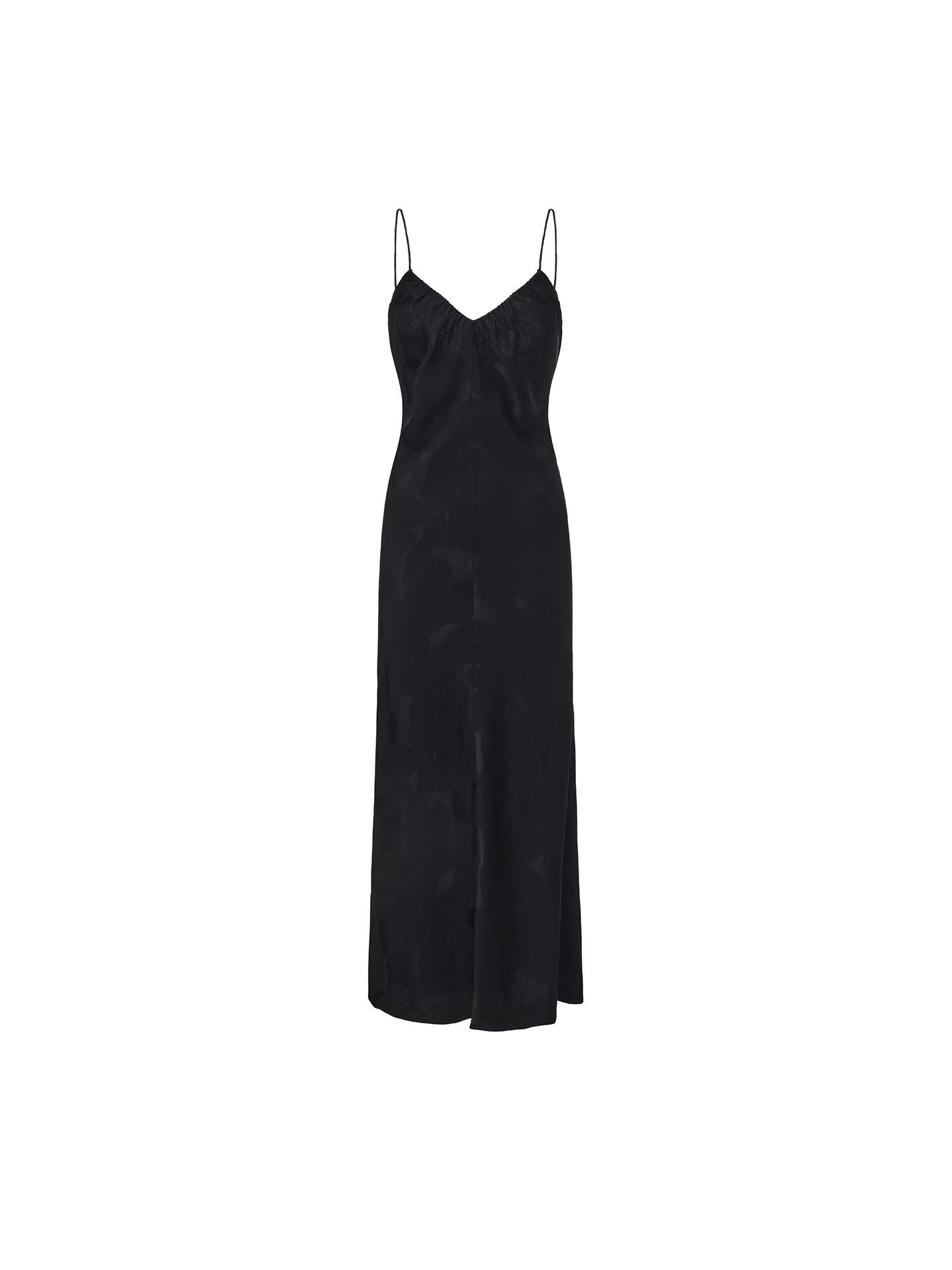 【永夜星缎】肌理醋酸露背吊带连衣裙