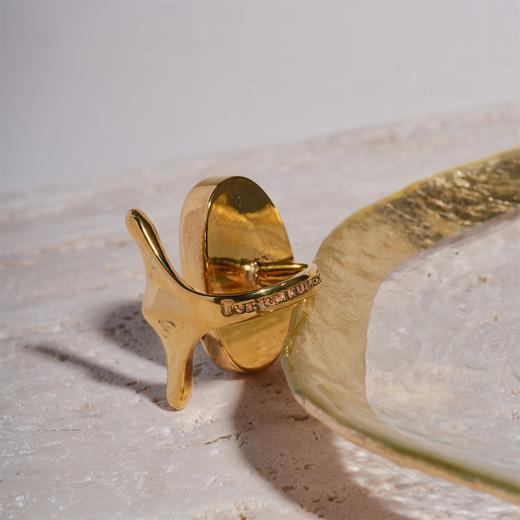 北京仓｜House of Fou-Fin Tulip-宇宙色 开口 戒指［土耳其设计师］ 商品图3