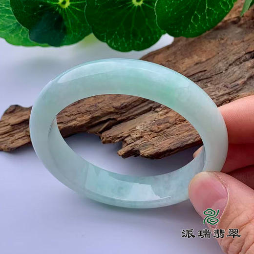 派瑞翡翠 翡翠手镯 糯种 绿色 商品图1