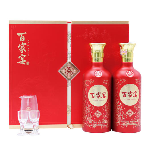 52度五粮液 百家宴(双支礼盒)500ml×2 礼盒（仅供线上销售） 商品图6