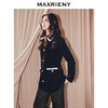 天虹发货：MAXRIENY法式复古丝绒收腰X型外套赫本风25冬款小香风气质感棉服(货号:MS86CP505) 商品缩略图2