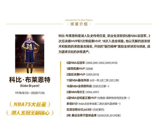 收藏系列 科比布莱恩特 5戒指礼盒 商品图1