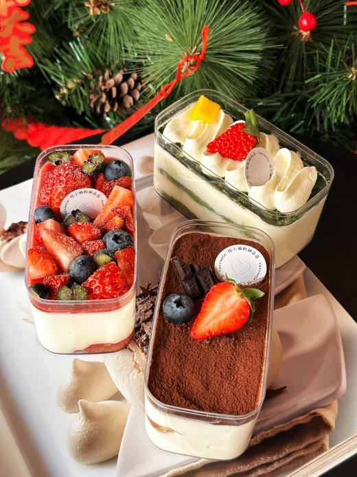 多口味提拉米苏，低糖低卡版，快递前会冷冻，发货影响造型，不影响吃 商品图2