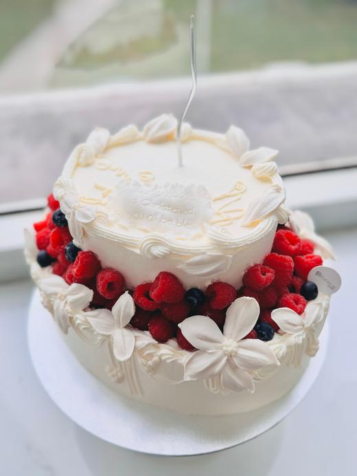 树莓裱花蛋糕 商品图2