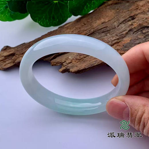 派瑞翡翠 翡翠手镯 糯冰种 绿色 商品图2