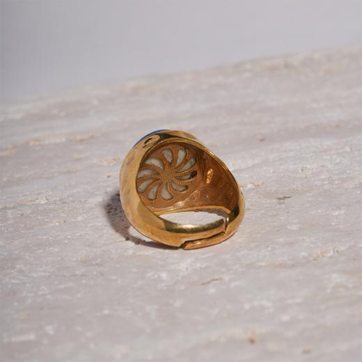 北京仓｜House of Fou-Lake Pinkie-大海色 戒指［土耳其设计师］ 商品图3