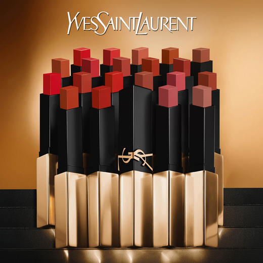 YSL圣罗兰新款全新细管口红28野玫瑰（浮雕）2.2g 小金条28 商品图6