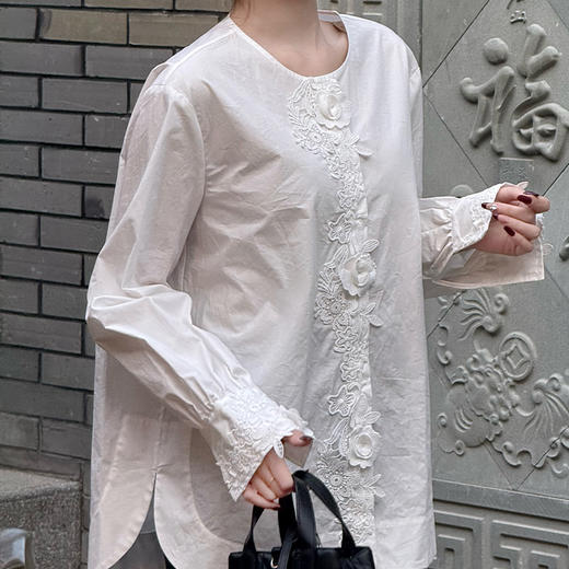 【现货】良木礼圆领衬衫（3196） 商品图2