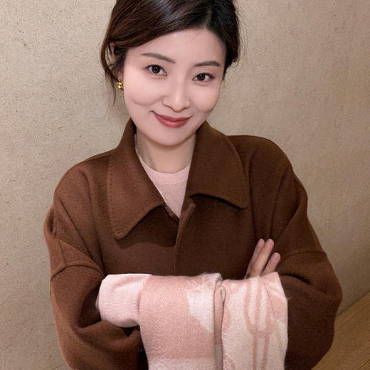 【特价不退换】【预售7天】良木礼翻领羊毛大衣（2711） 商品图0