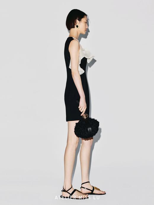 【云朵华尔兹】立体云朵薄纱拼接设计修身连衣裙 商品图3