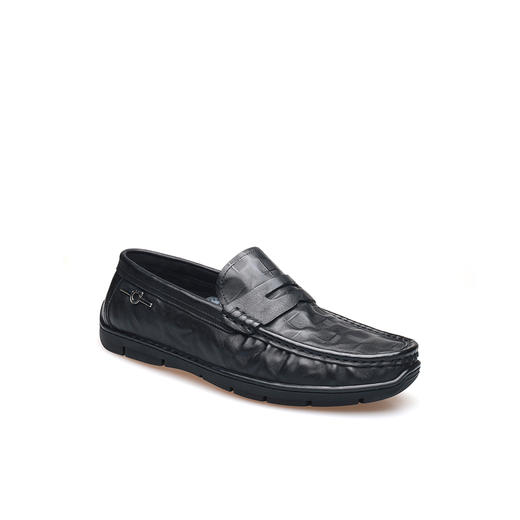 豪麟名鞋迪嘉男鞋商务鞋牛皮革DJWTA61MS002黑色 商品图0