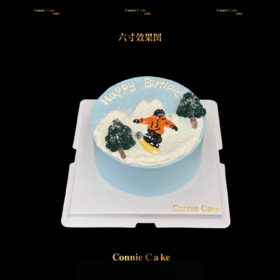 滑雪迷专属帅酷生日蛋糕
