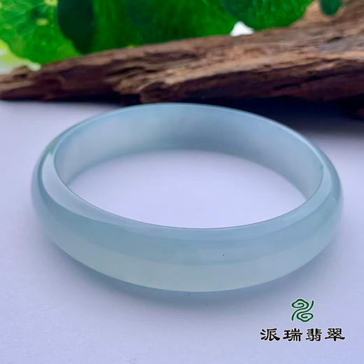派瑞翡翠 翡翠手镯 冰种 绿色 商品图2