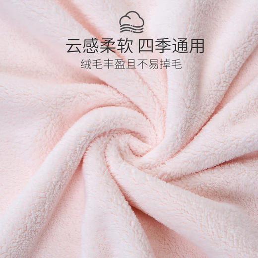 【自提】M Disney 迪士尼 抗静电立体绒超大浴巾 2条装(米/粉) 商品图5