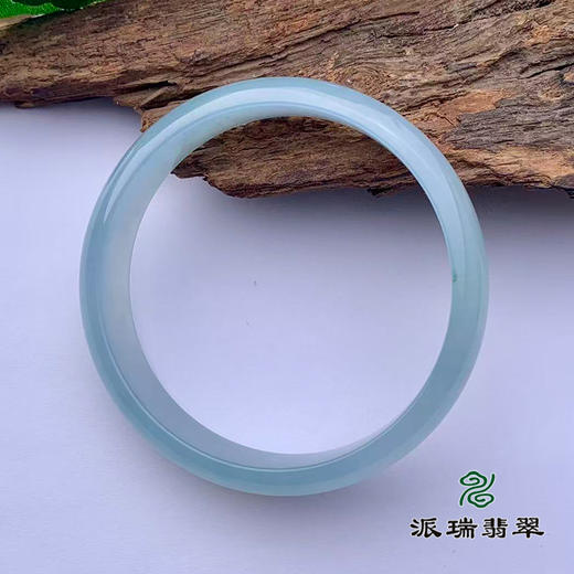 派瑞翡翠 翡翠手镯 冰种 绿色 商品图3
