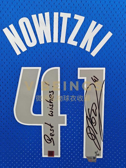 收藏系列 诺维斯基 限量版 BEST 亲笔签名球衣 商品图2