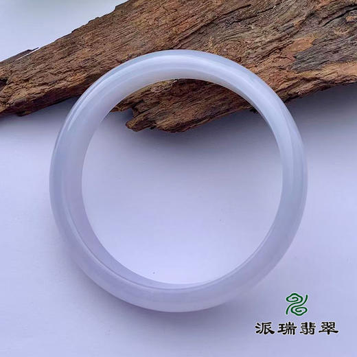 派瑞翡翠 翡翠手镯 糯种 紫色 商品图2