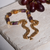 北京仓｜House of Fou-Grape-葡萄 琥珀色 项链［土耳其设计师］ 商品缩略图1